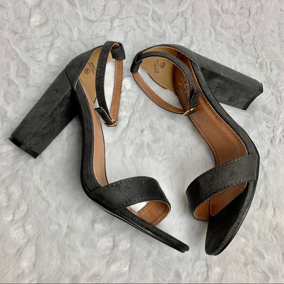 J. Adams Ankle Strap Suede Sandal - Picture 3 of 8